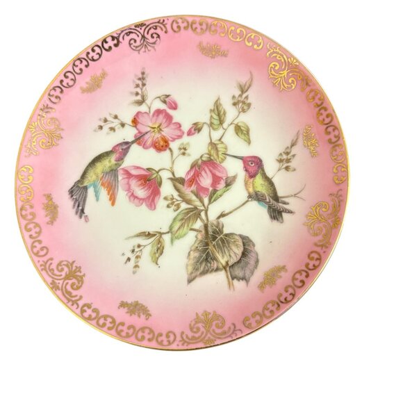 VTG Lipper and Mann Hummingbird Decorative Plate 7" - Picture 1 of 2